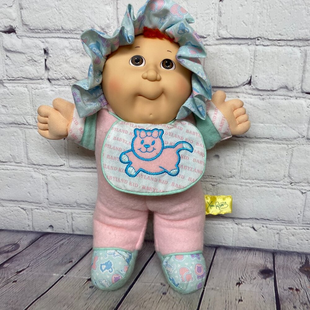 Vintage 1988 Hasbro Cabbage Patch Kids Babyland Baby Doll Xavier Roberts 11 Inch